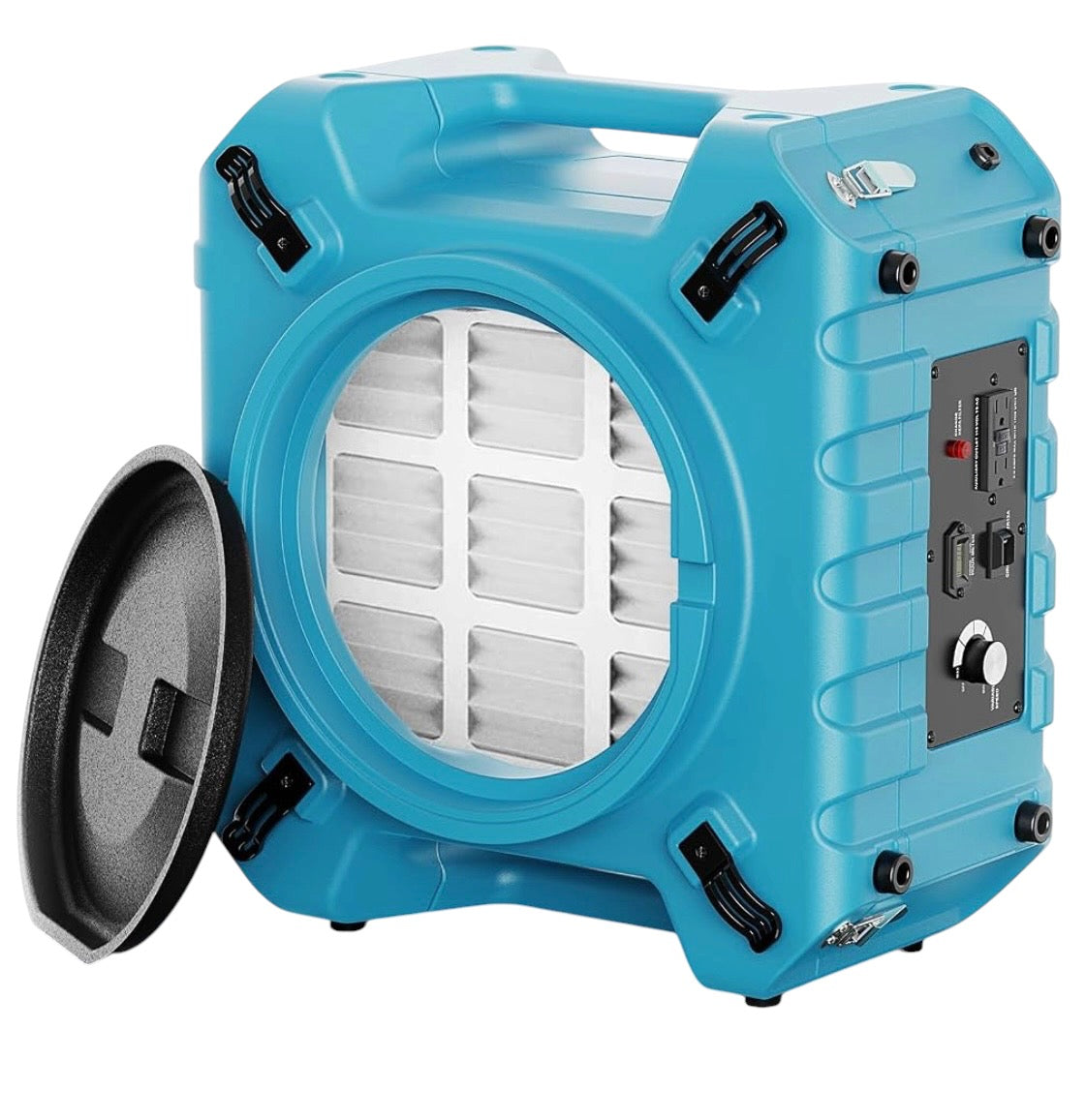 AlorAir, PureAiro, HEPA Pro 870, Air Scrubber, Blue