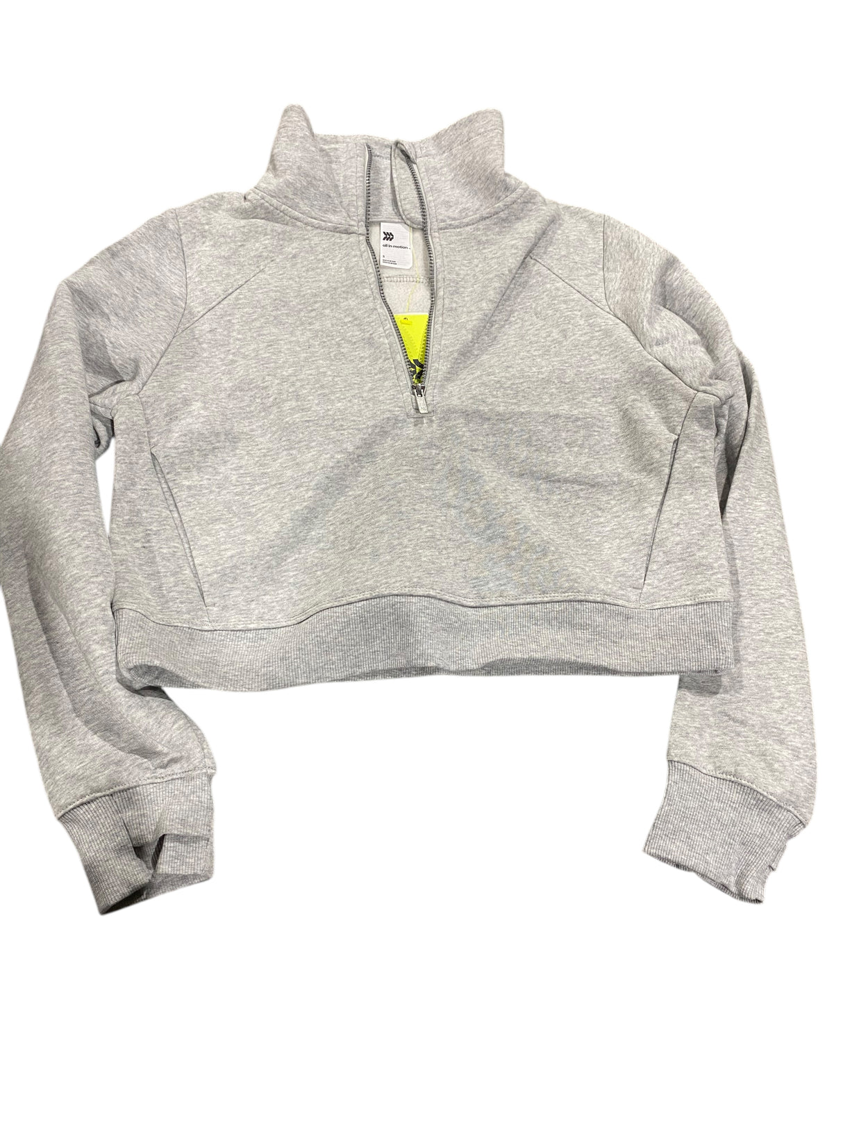 Women's, All In Motion, Fleece, Half Zip, Pullover, Sweatshirt, Heathered Gray - Freeman Liquidators