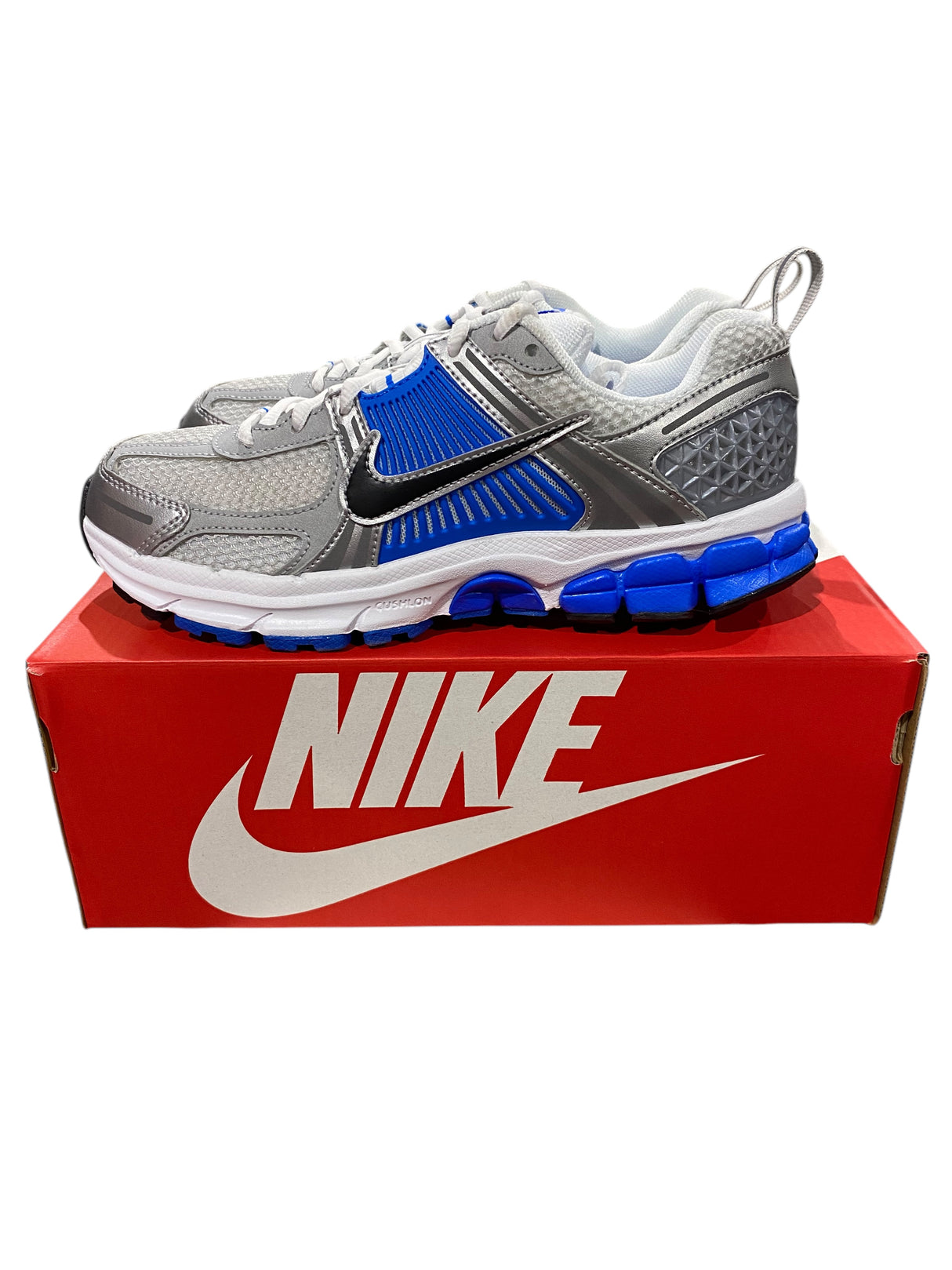 Nike, Vomero 5, Youth, Shoes, White/Black/Blue/Platinum - Freeman Liquidators