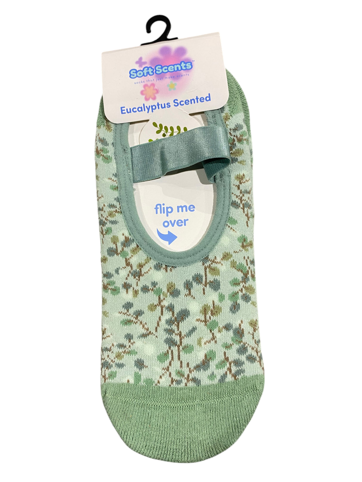Precious Moments, Anti-Slip, Ballet, Eucalyptus, Print, Scented, Socks - Freeman Liquidators