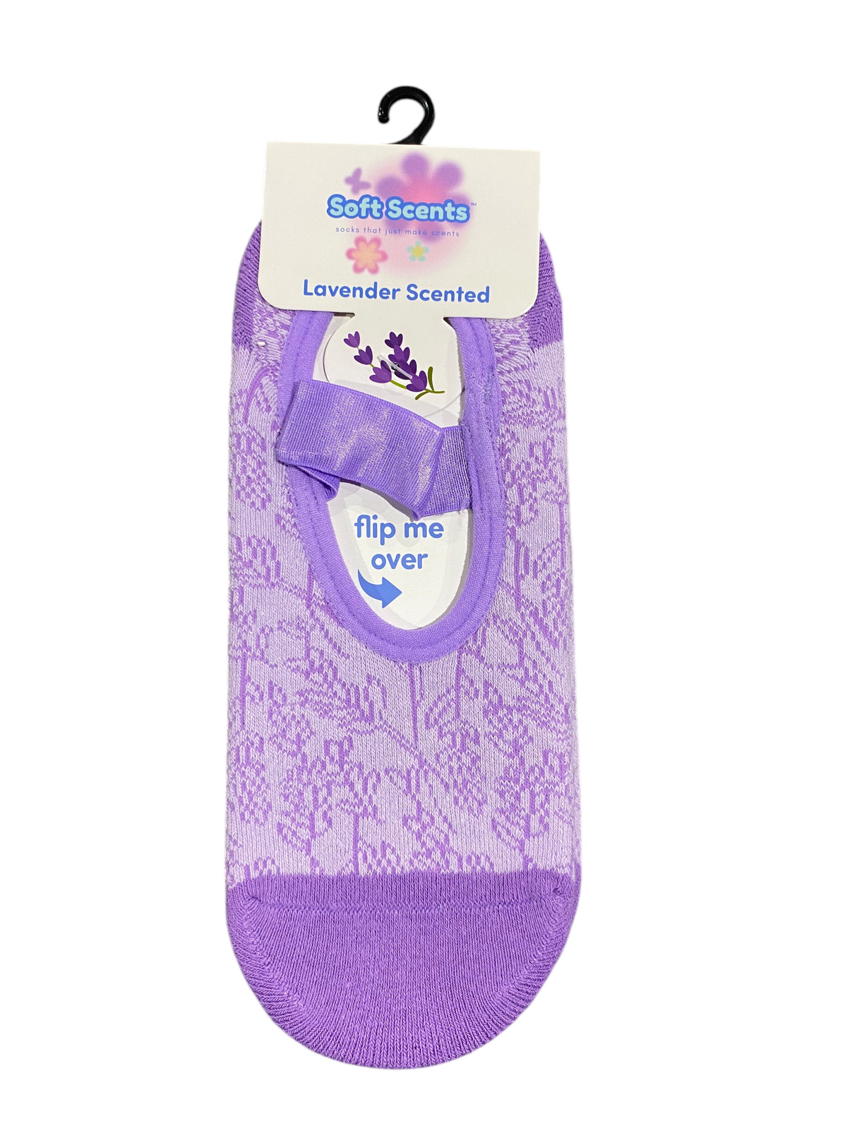 Precious Moments, Anti-Slip, Ballet, Lavender, Print, Scented, Socks - Freeman Liquidators