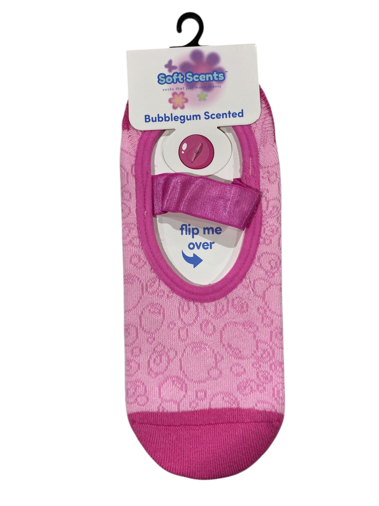 Precious Moments, Anti-Slip, Ballet, Bubble Gum, Print, Scented, Socks - Freeman Liquidators
