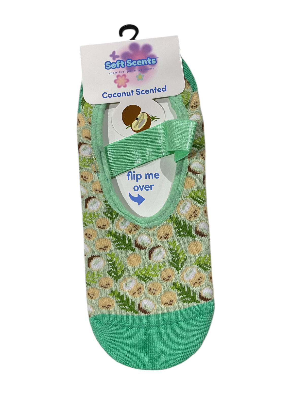 Precious Moments, Anti-Slip, Ballet, Coconut, Print, Scented, Socks - Freeman Liquidators