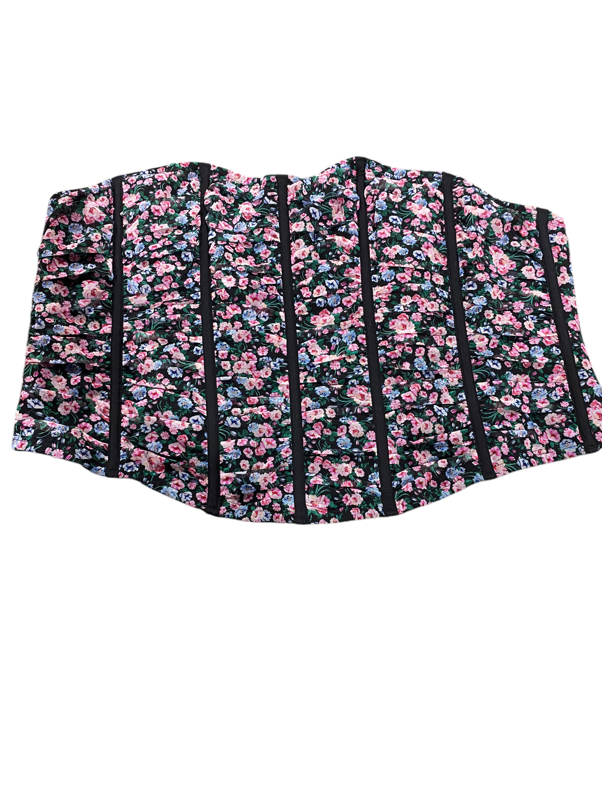 Torrid, Women's, Overt, Innocence, Wireless, Bustier, Floral/Black - Freeman Liquidators