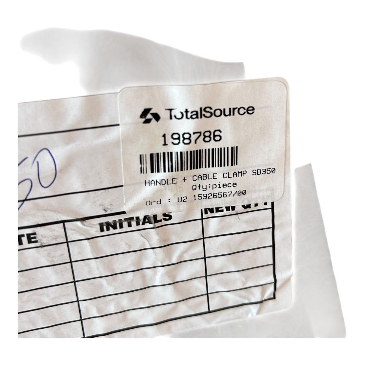 TotalSource, 198786, Handle + Cable Clamp, SB350 - Freeman Liquidators