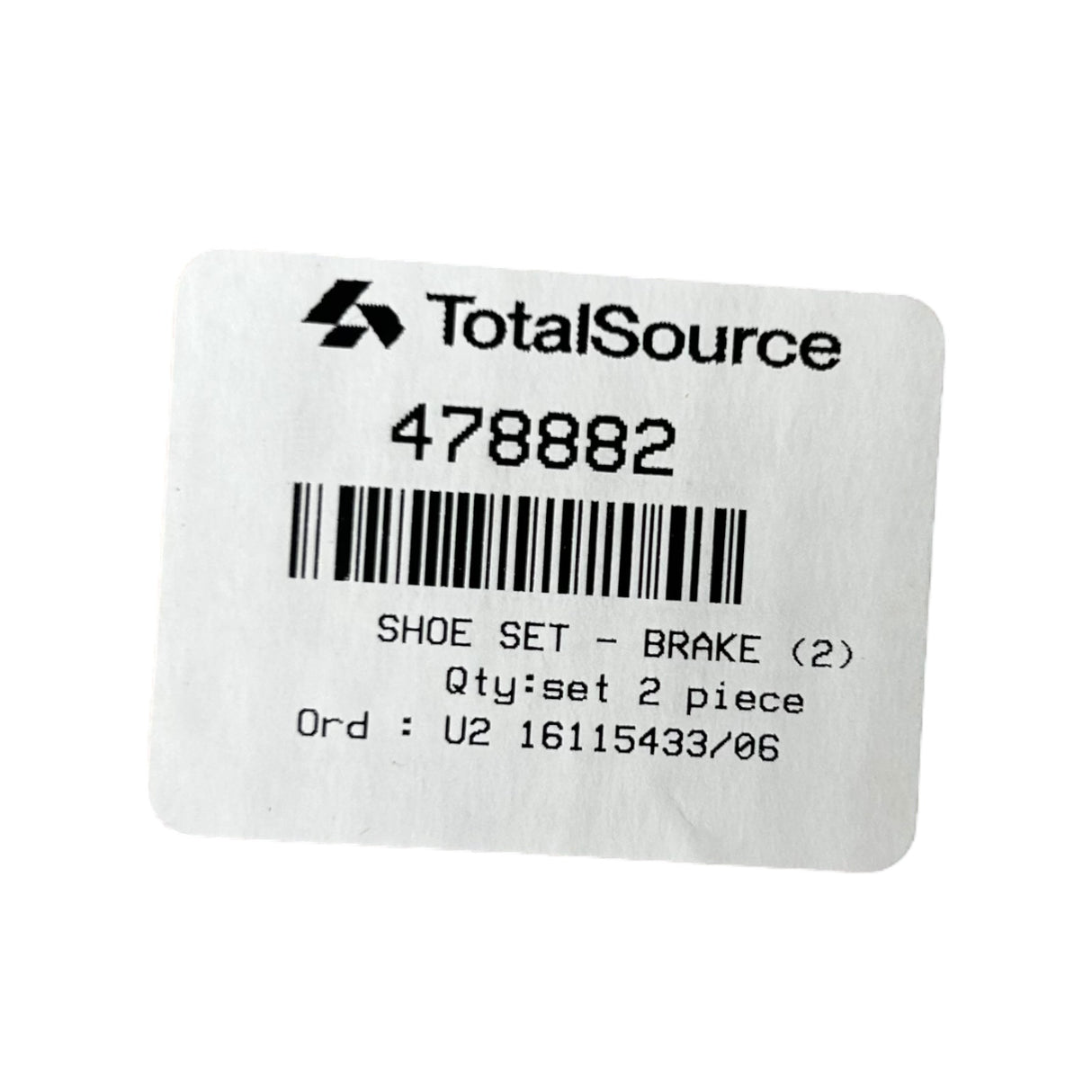 TotalSource, 478882, Brake Shoe Kit - Freeman Liquidators