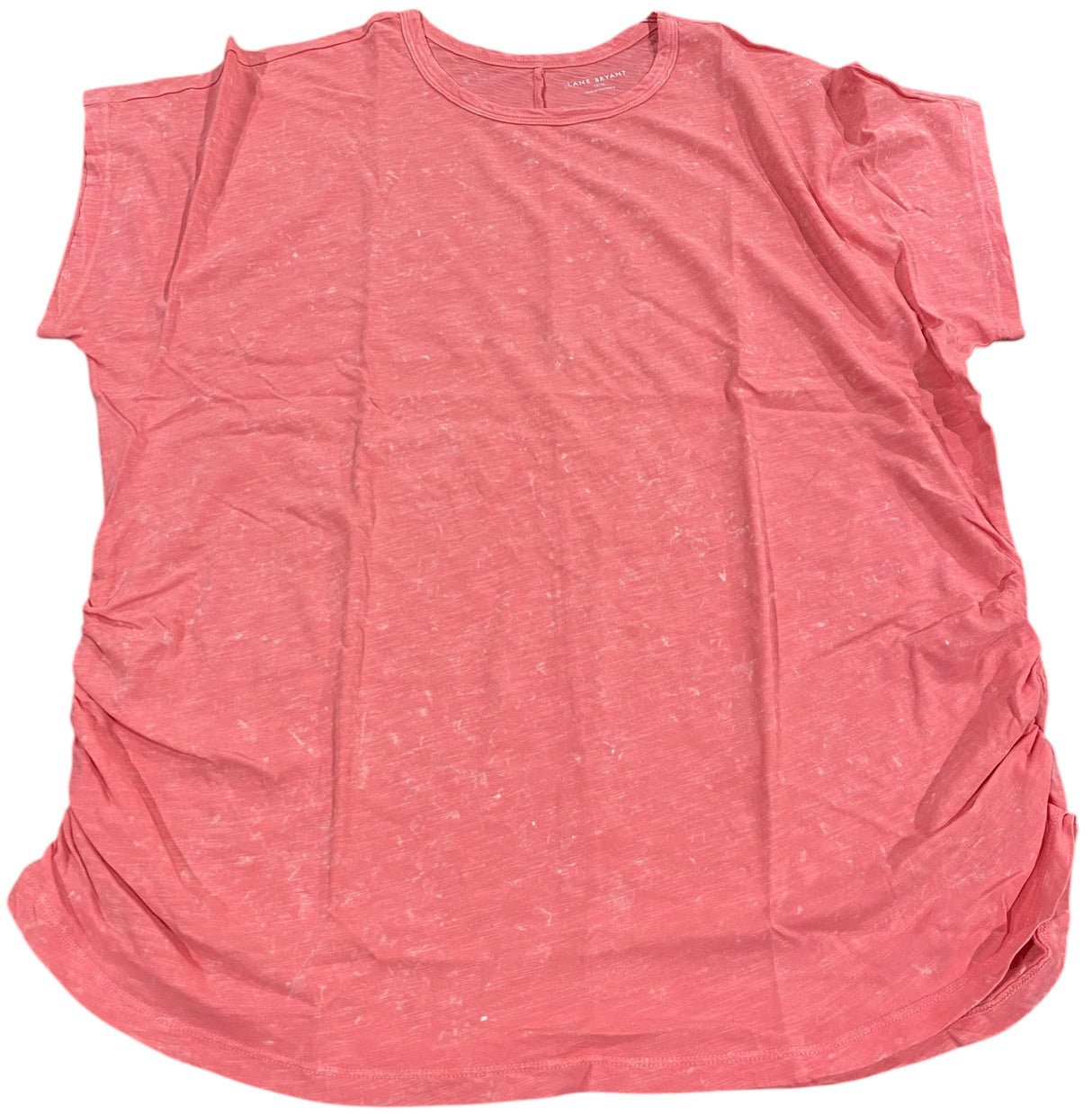 Lane Bryant, Women's, Dolman, Side-Ruched, Tee, Paradise Pink - Freeman Liquidators