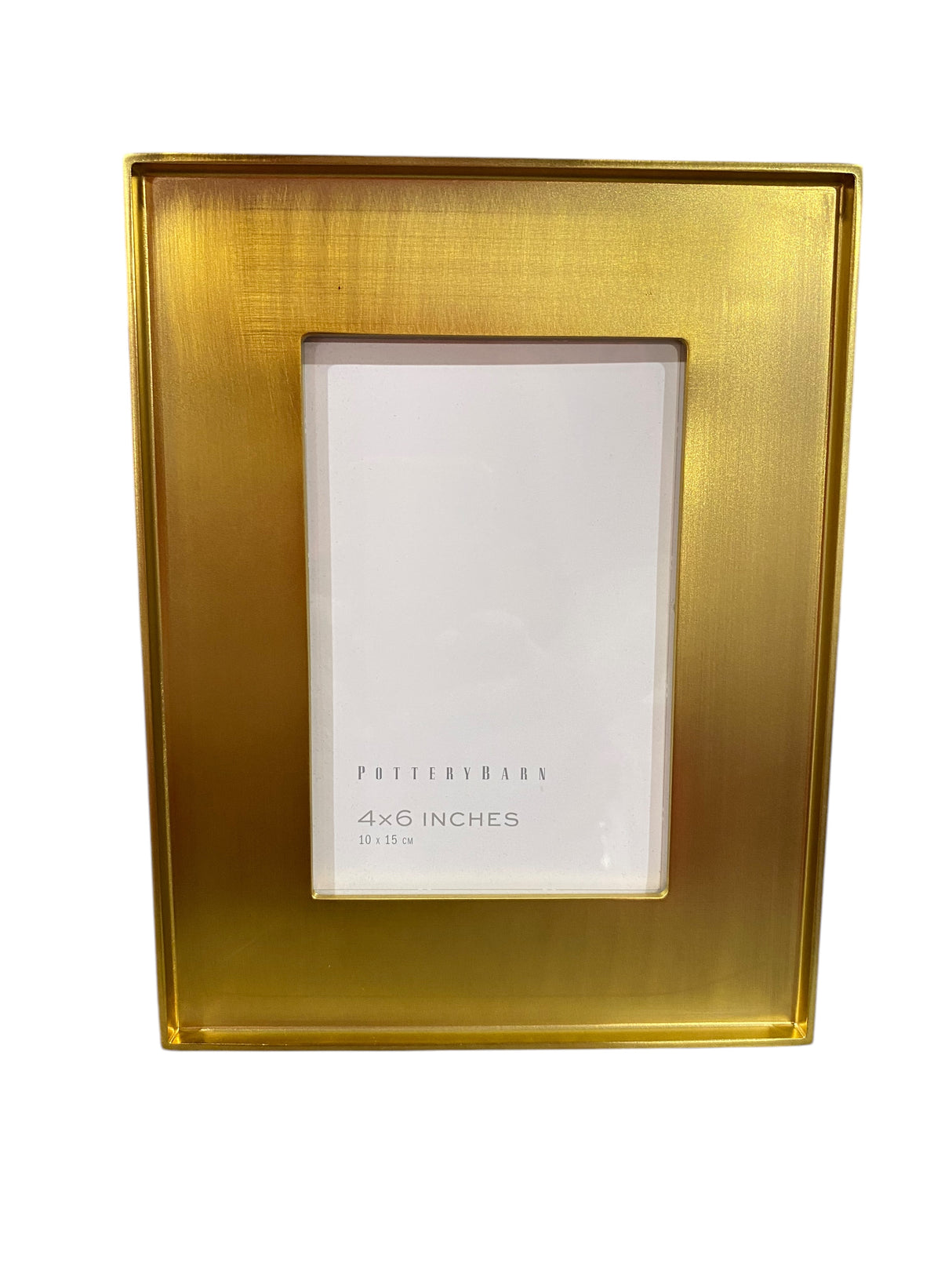 Pottery Barn, Engravable, Brass, Stowe, Photo, Frame, 4x6 in - Freeman Liquidators
