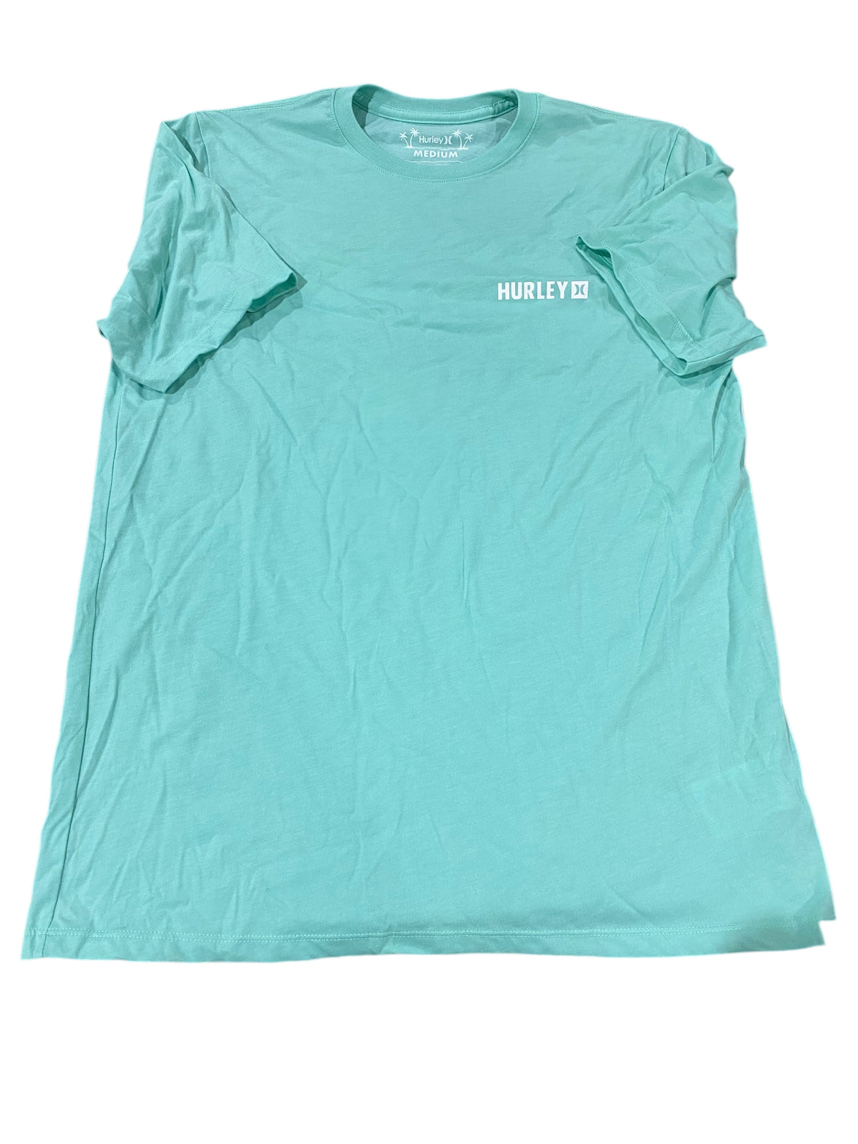 Hurley, Men's, Four, Corners, Short, Sleeve, T-Shirt, Teal - Freeman Liquidators