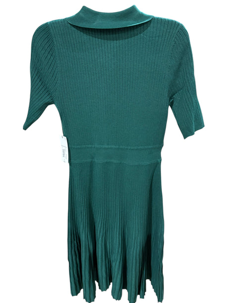Liz Claiborne, Women's, Short Sleeve, Midi Sweater Dress, Medieval Green