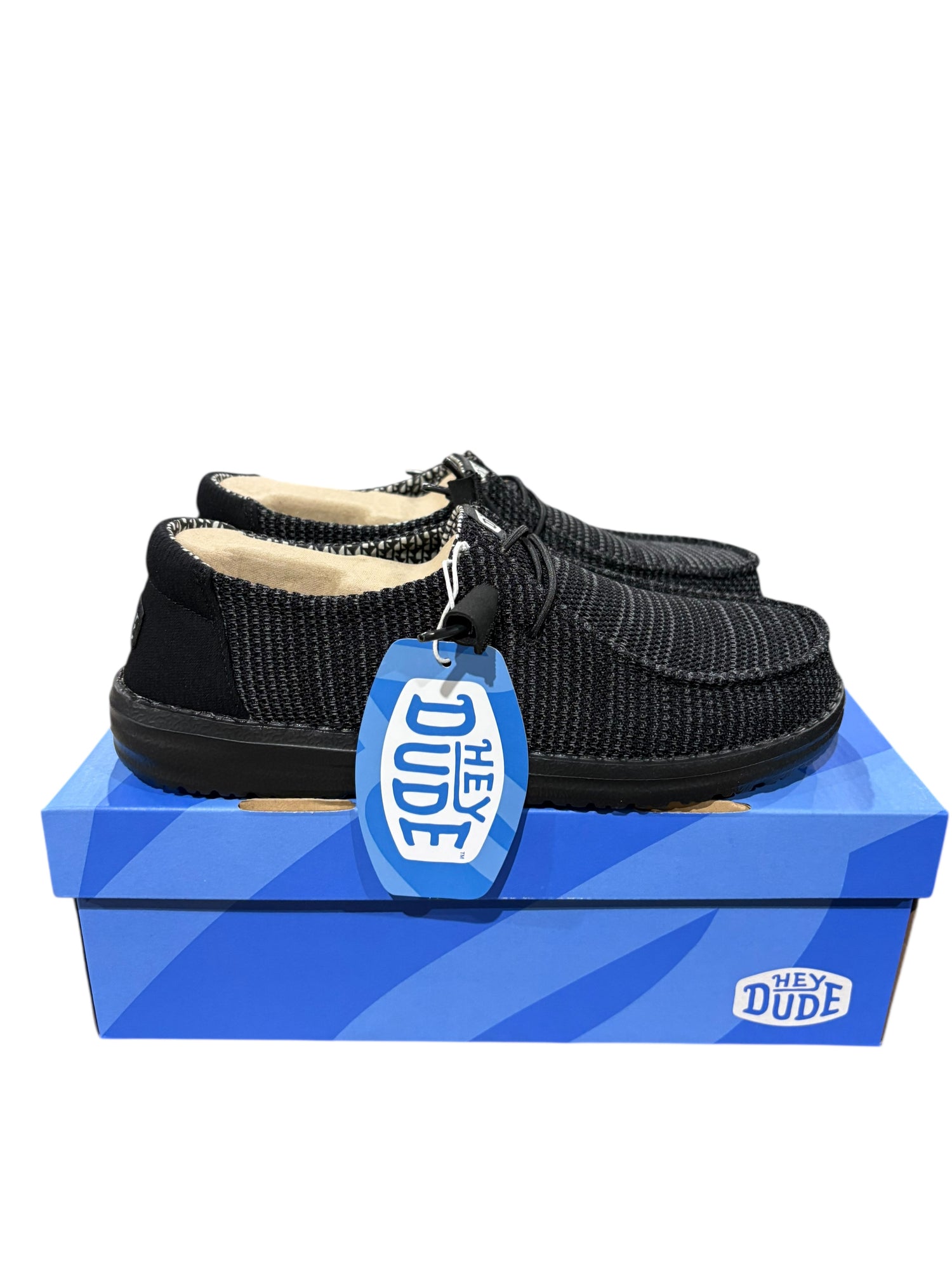 Hey Dude, Women's, Wendy, Stretch Sox, Black/Black, Size 8