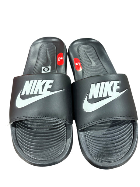 Nike, Victori One, Men's, Slides, Black/White, Size 9