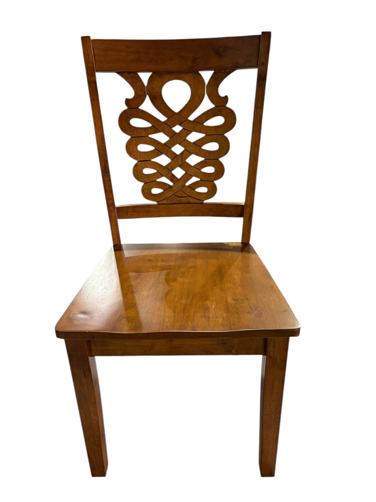 Baxton Studio, Gervais, Dining Chair, Walnut, STORE PICKUP ONLY