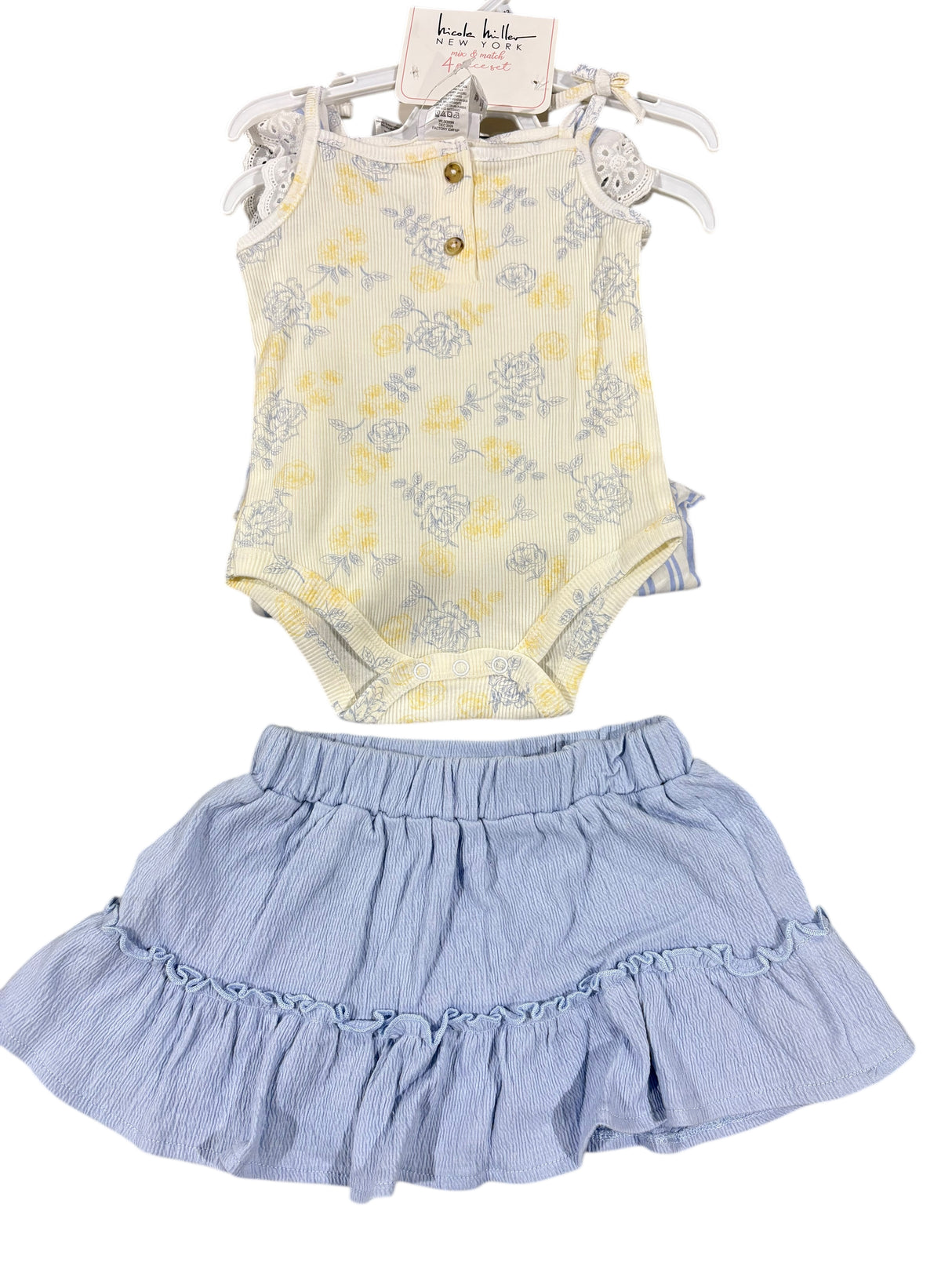 Nicole Miller, Toddler, Girls, 4 Piece Set