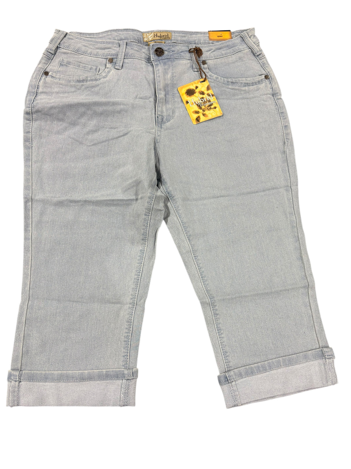 Hybrid & Company, Women's, Stretchy, Slim Fit, Denim, Capri, Size 13