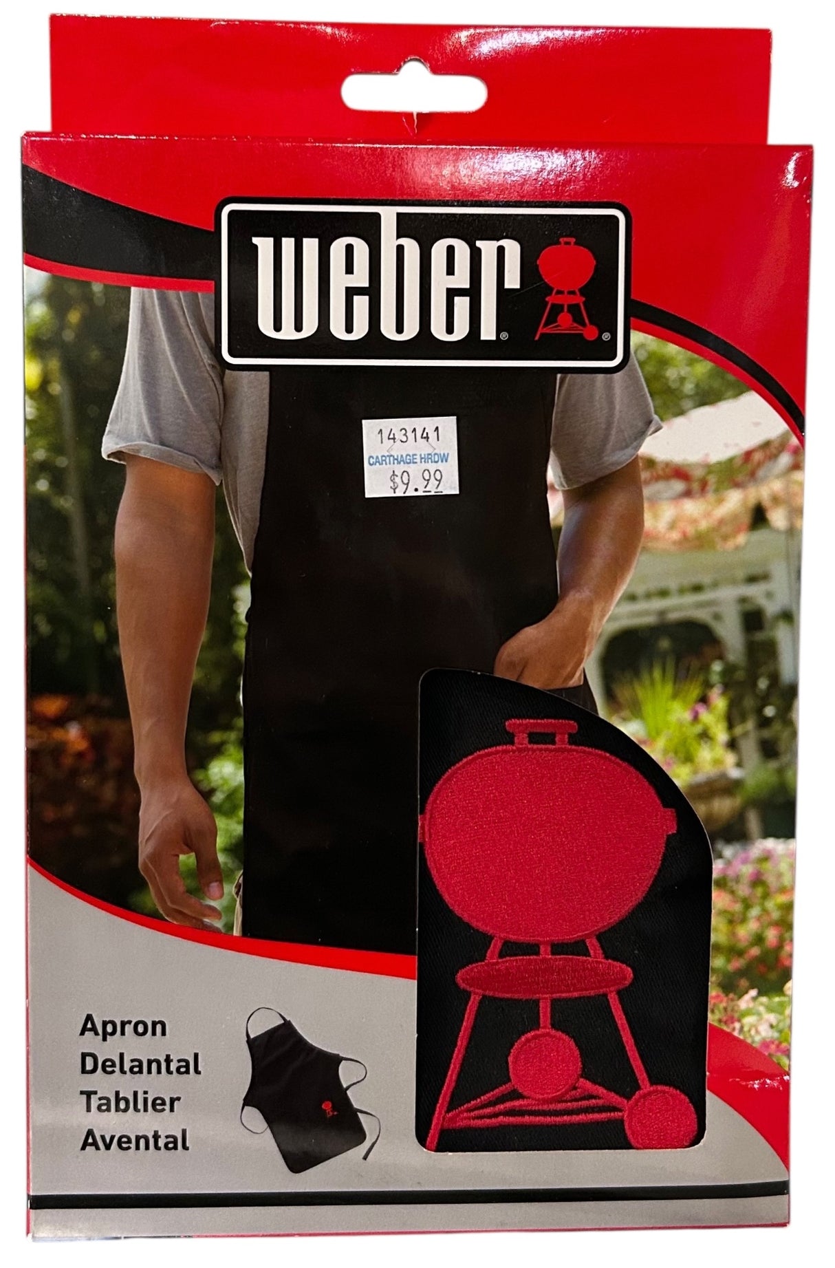 Weber 6533, Black Apron, Custom fit - Image 1