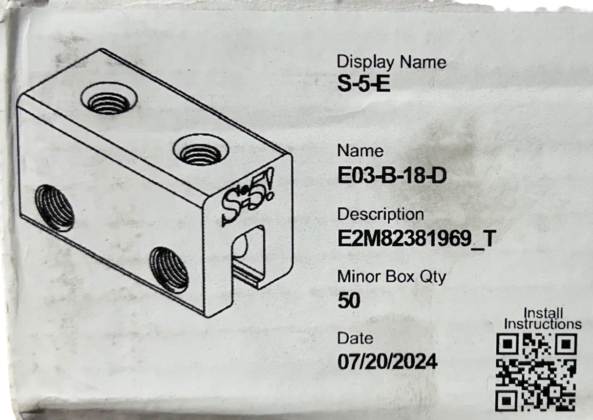 S‑5‑E — Standing Seam Clamp for Double‑Folded “Euro‑Style” Seams (Box of 50) - Image 1