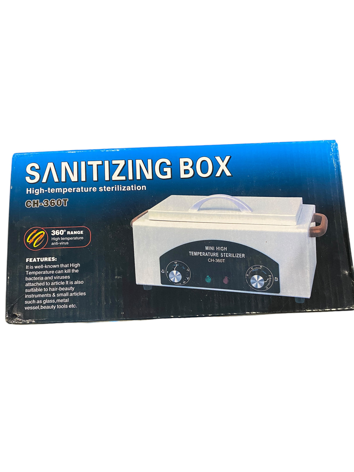 Sanitizing Box, CH-360T, Dry, Heat, Cleaning Box, Timer, High Temperature Box, Manicure, Pedicure, SPA, Salon, 300W - Freeman Liquidators