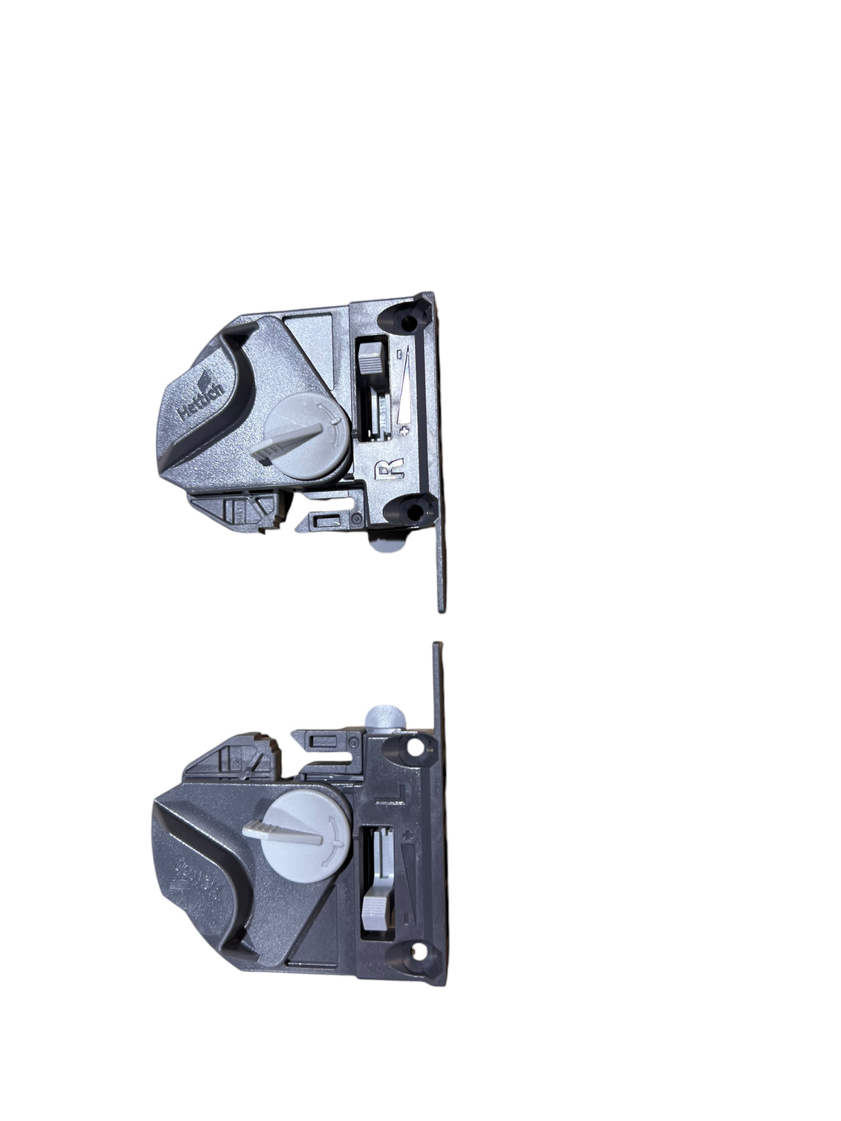 Hettich, 9218979, Quadro V6 4D Front Fixing Clip Set for 1/2" Material (10 Sets) - Freeman Liquidators