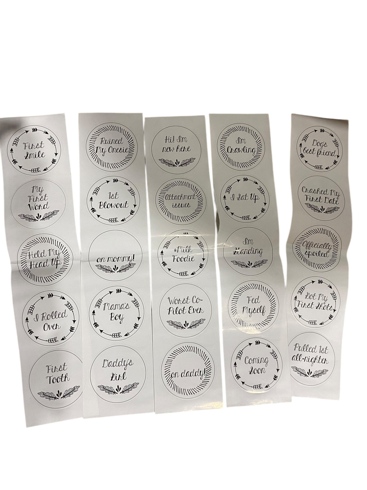 Baby, Milestone, Photography, Blanket, Unisex, White - Freeman Liquidators