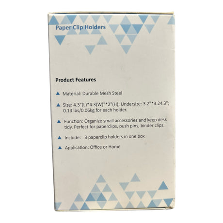 (3PK) MaxGear, Paper Clip Holders, X001MVBY61 - Freeman Liquidators