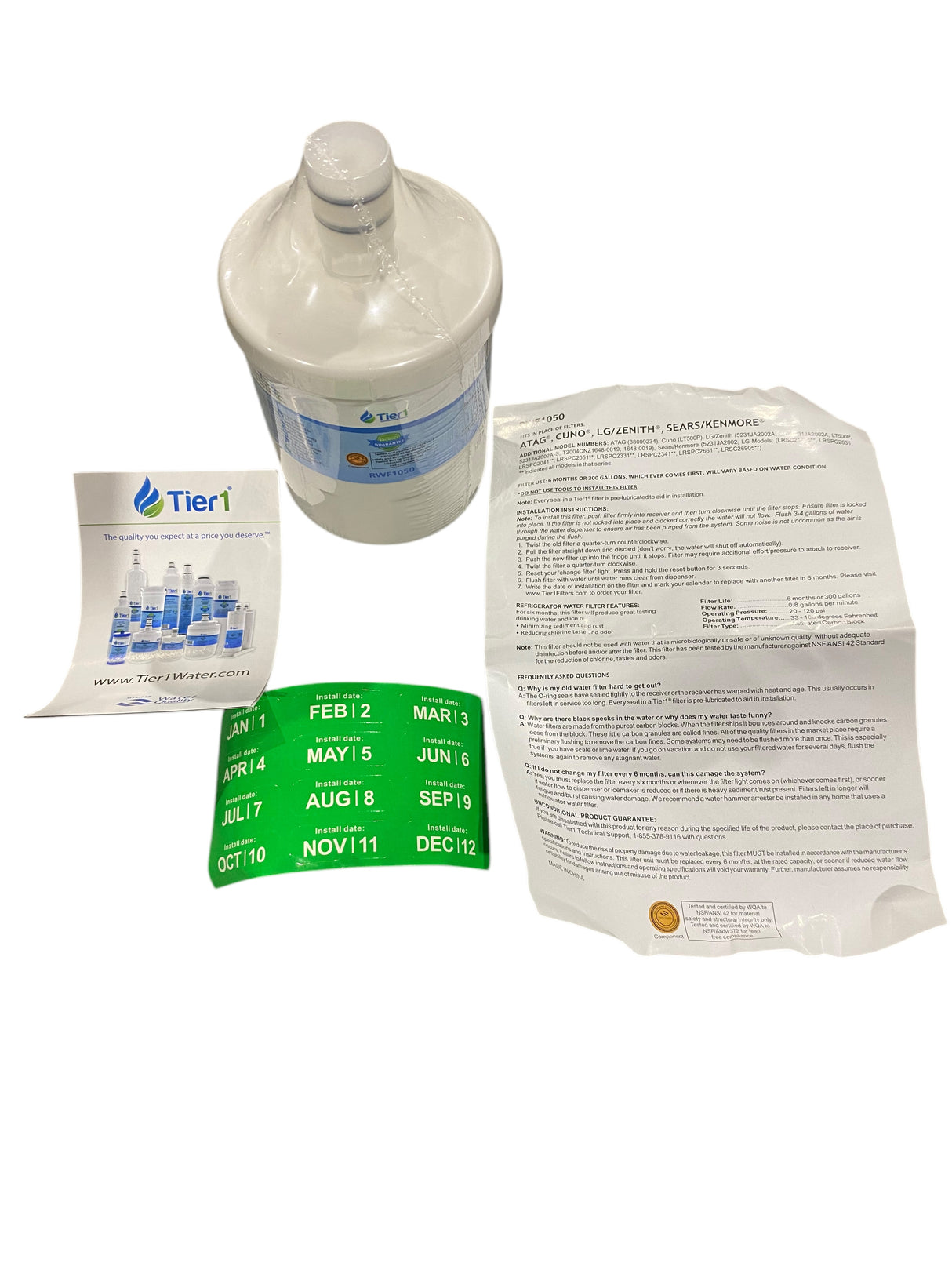 Tier1, RWF1050, Refrigerator, Water, Replacement - Freeman Liquidators