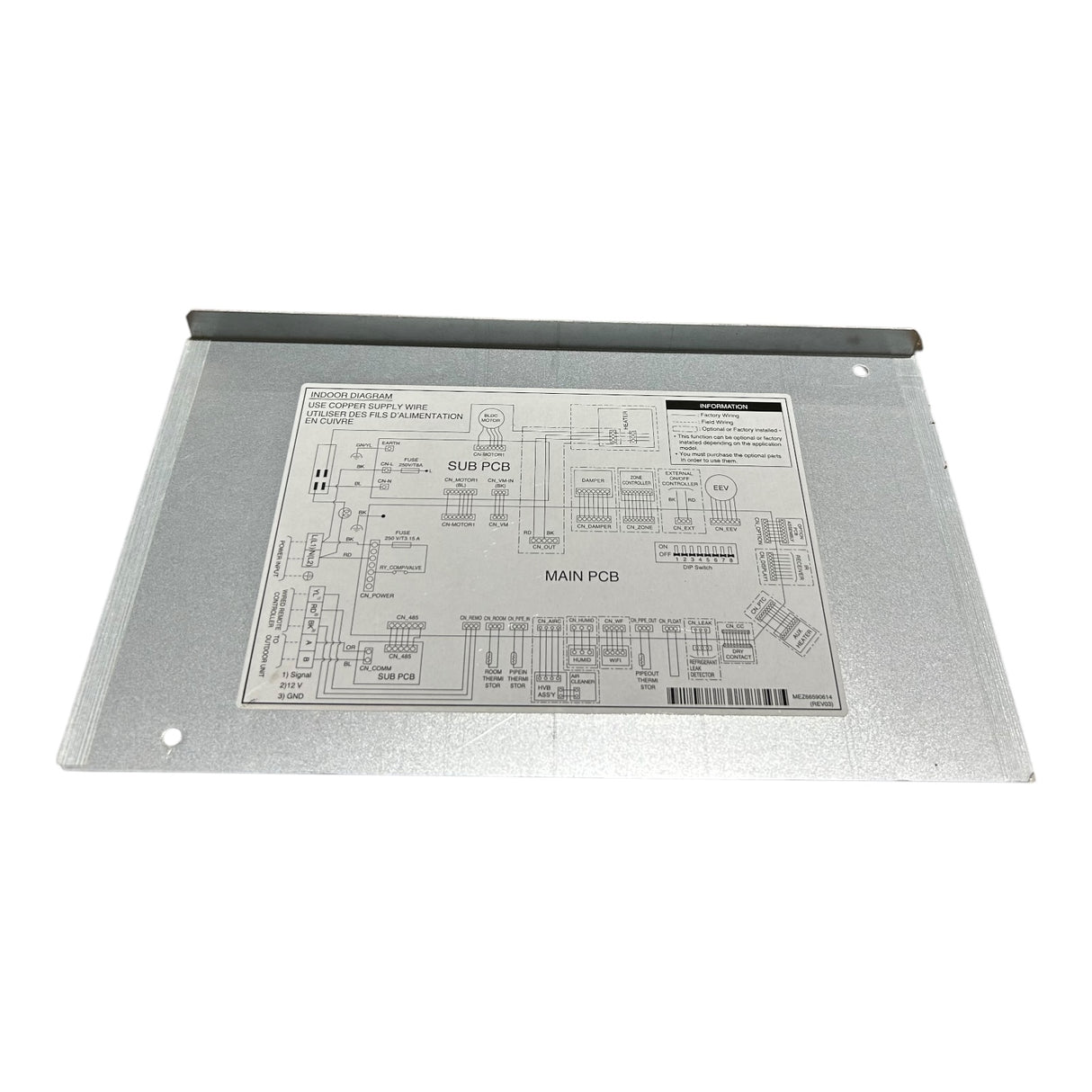 LG, ABQ59260728, Air Conditioner, Controlindoor Case - Freeman Liquidators