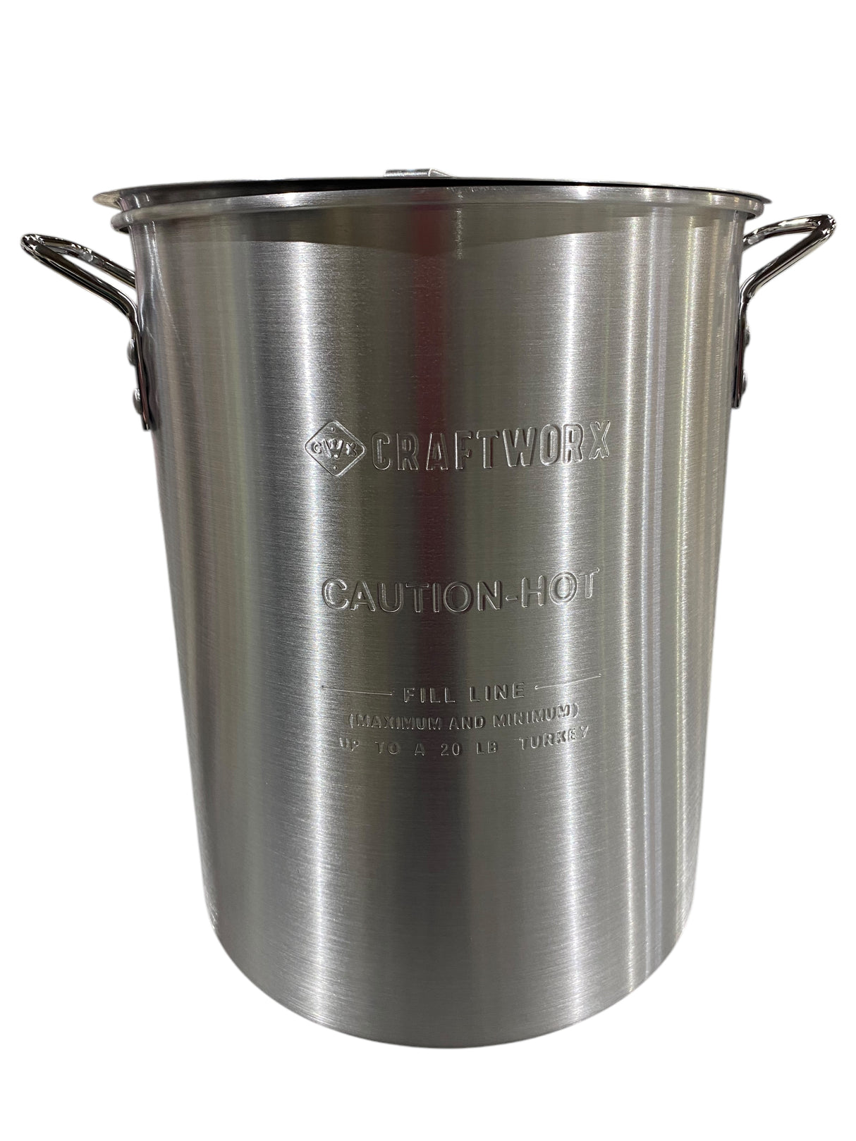 Craftworx, Aluminum, Stock, Pot, Lid, 30 qt - Freeman Liquidators