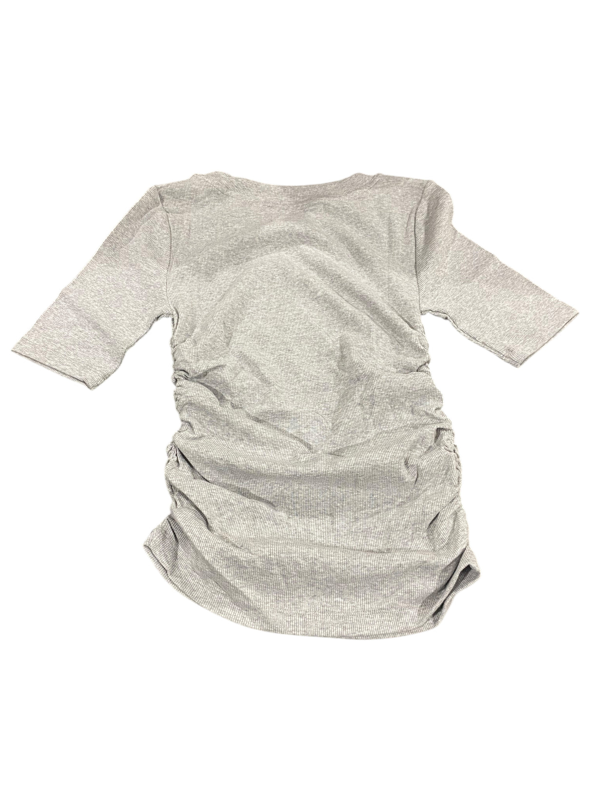 Loft, Women's, Perfect, Ribbed, Cinched, Tee, Heathered Grey - Freeman Liquidators