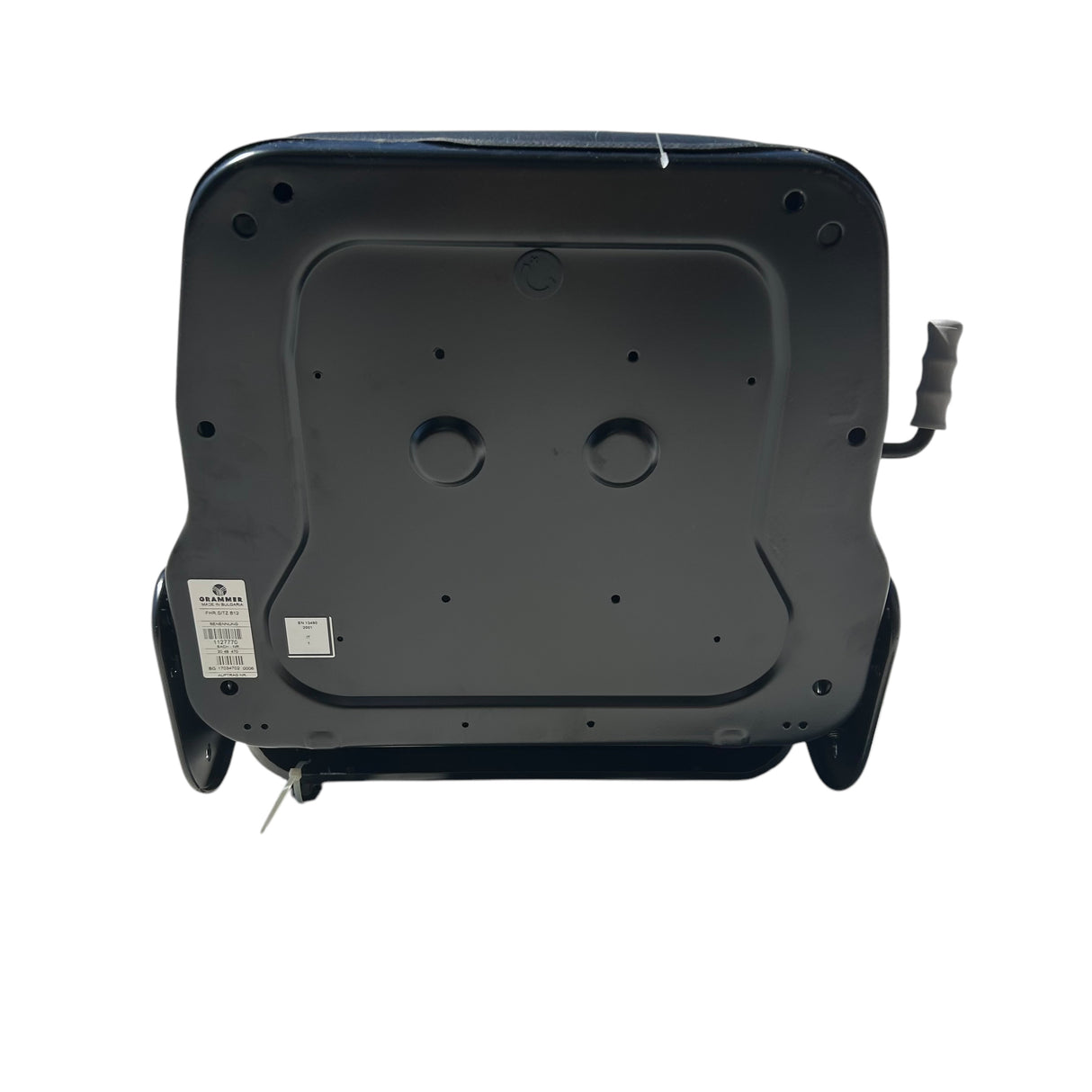 Grammer B12 Forklift Seat in Black Vinyl - 11931303 - Freeman Liquidators