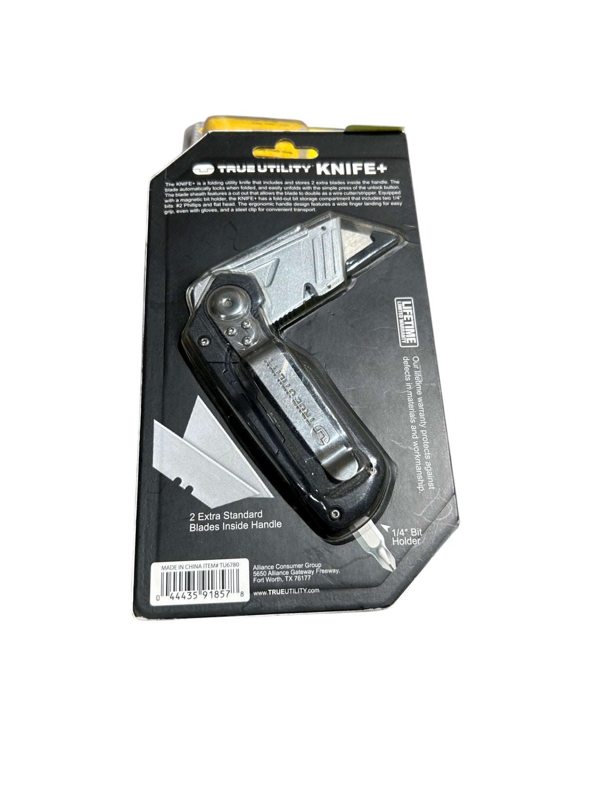 True Utility, Folding-blade, pocketknife, multitool: TU6780 Knife Plus - Image 2