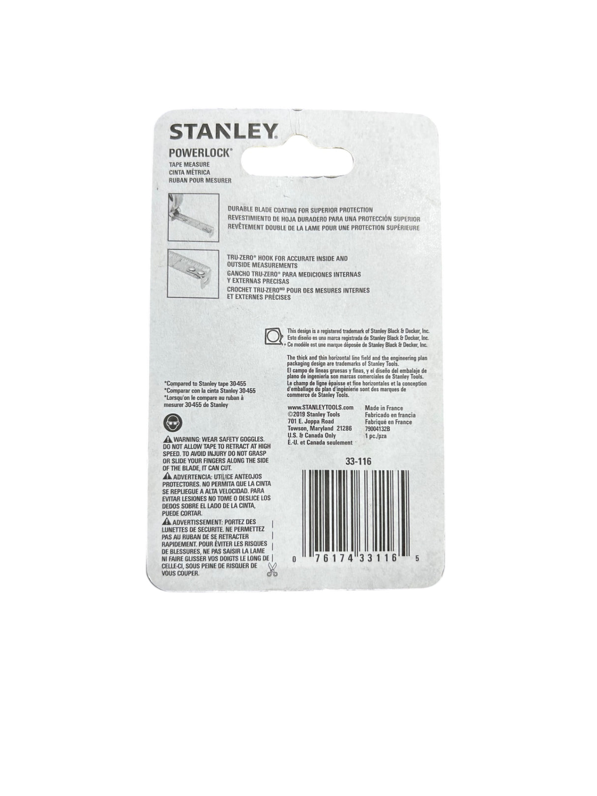 Stanley Tools Powerlock Tape Measure Standard 16 x 3/4 Blade - Image 2