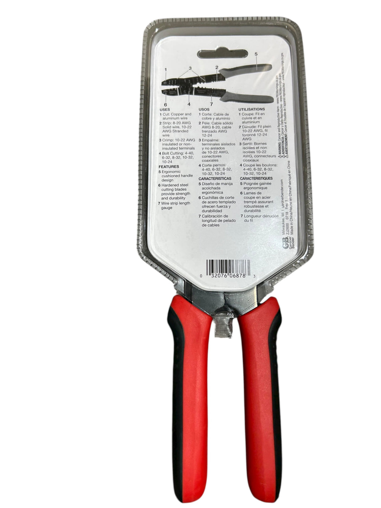 Gardner Bender, GS-366, Multi-Tool, Electrical Crimper & Stripper - Image 2