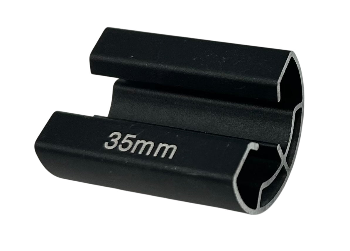 IronRidge UFO Stopper Sleeve — 35mm, Black (UFO‑STP‑35MM‑B1 Rev A, Pack of 125) - Image 2