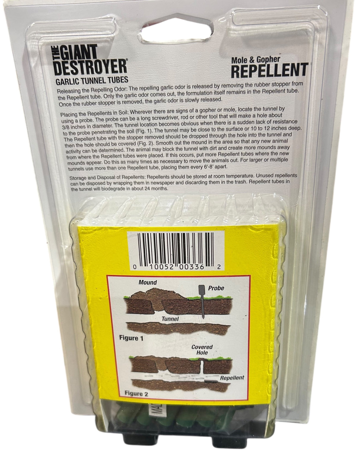 Atlas The Giant Destroyer Animal Repellent Tubes For Gophers and Moles 10 tube - Image 2