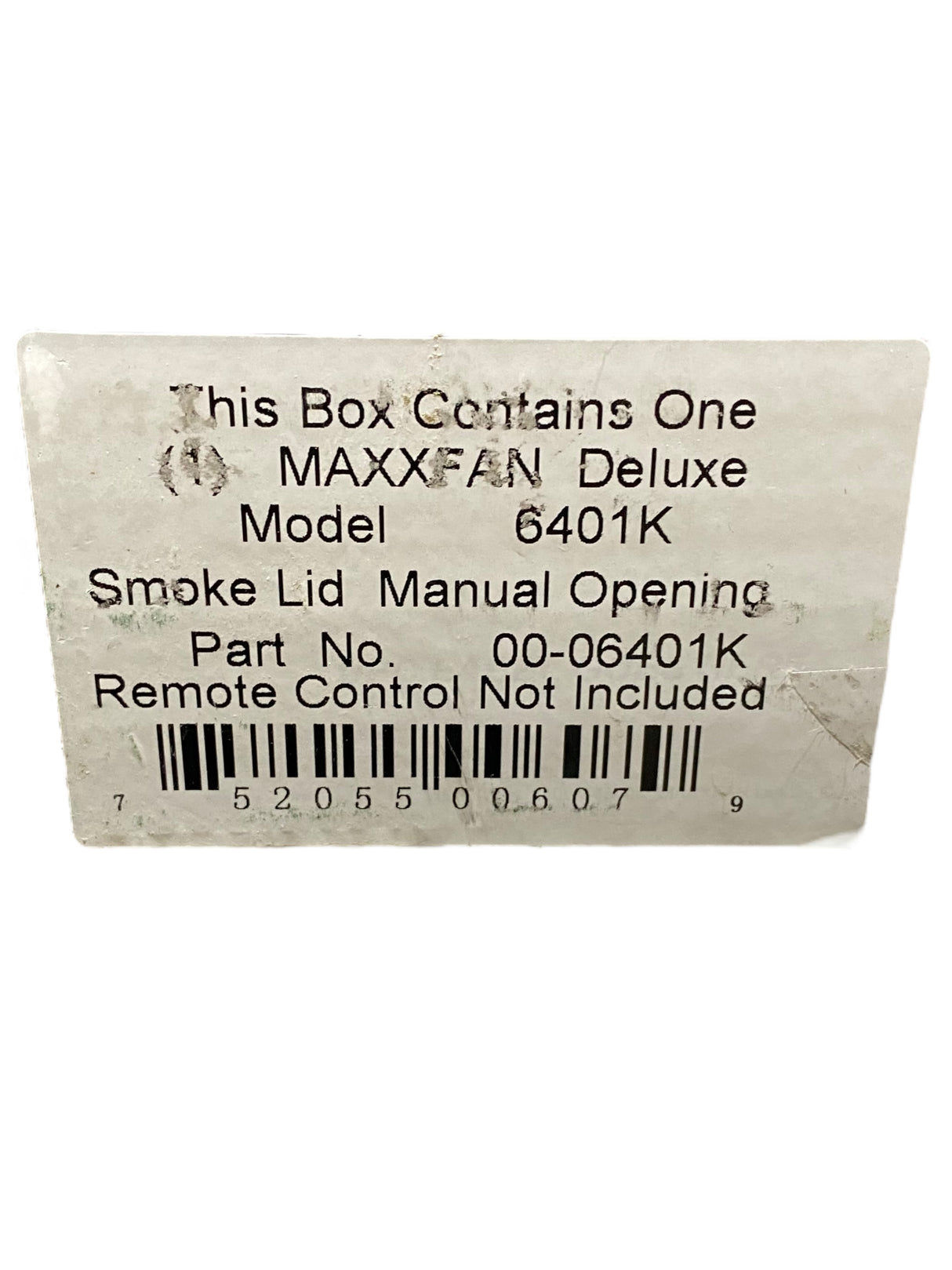 Maxxfan Deluxe, 00-06401K, All in One RV Vent, Shield, And Fan, (4 Speed) - Freeman Liquidators