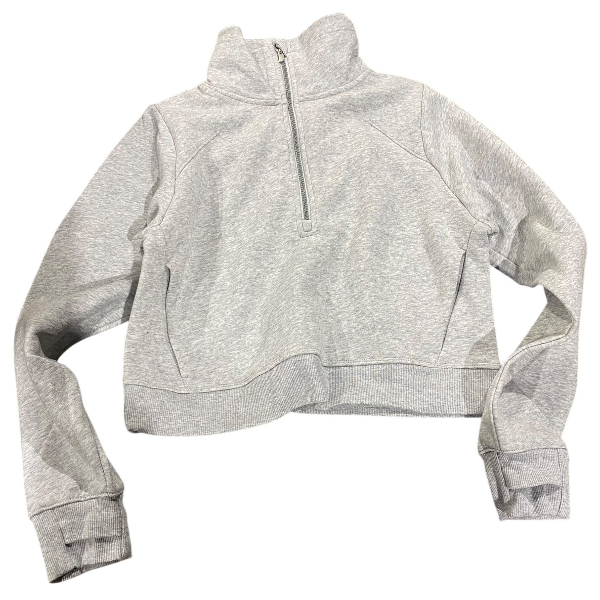 Women's, All In Motion, Fleece, Half Zip, Pullover, Sweatshirt, Heathered Gray - Freeman Liquidators