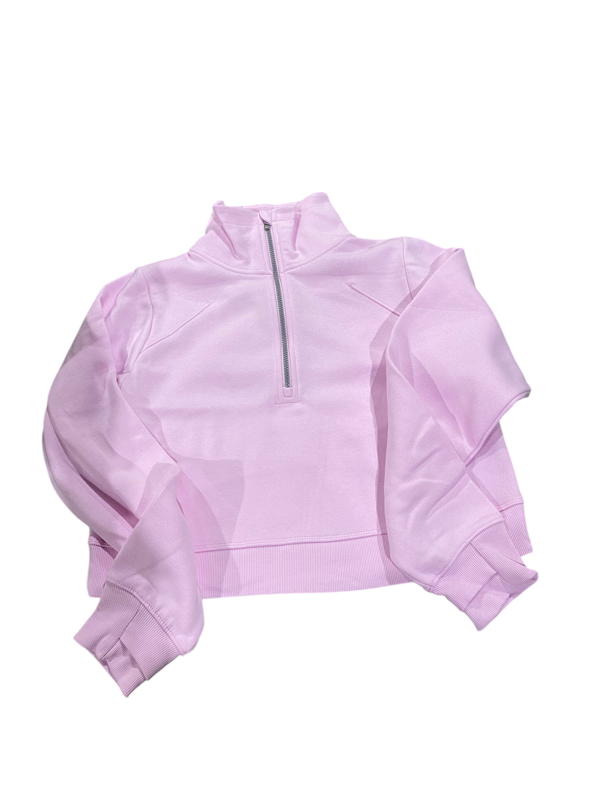 Women's, All In Motion, Fleece, Half Zip, Pullover, Sweatshirt, Light Pink - Freeman Liquidators