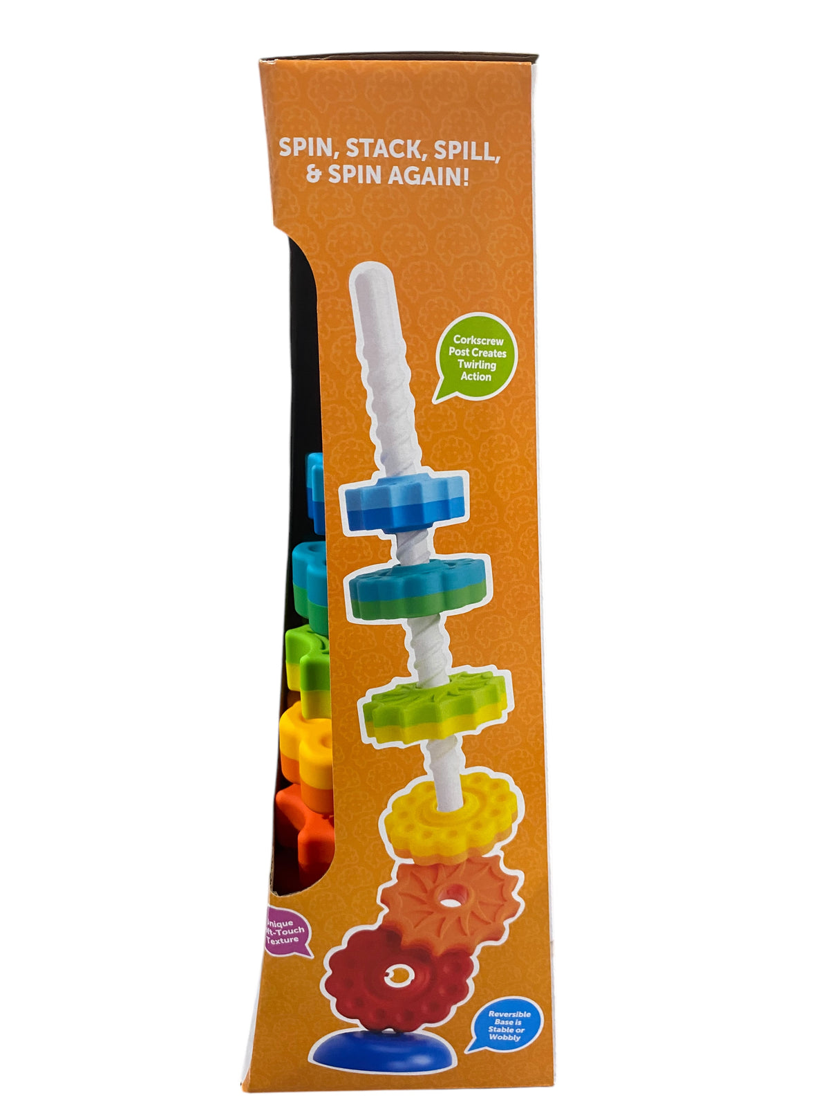 Fat Brain Toy Co., SpinAgain, Baby, Stacking, Spinning, Toy, Toddlers, Ages 1+ - Freeman Liquidators