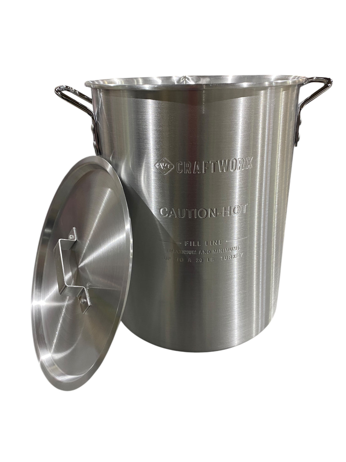 Craftworx, Aluminum, Stock, Pot, Lid, 30 qt - Freeman Liquidators