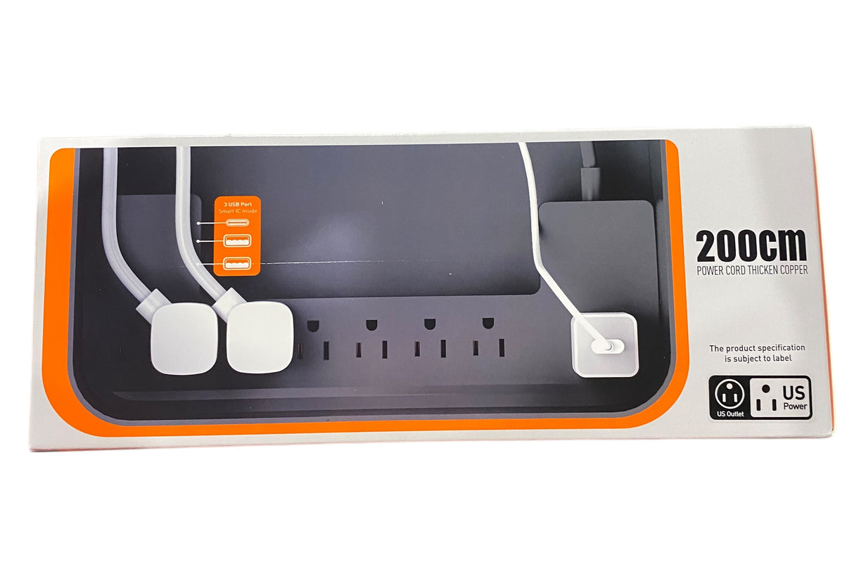 Redagod, Power Strip, Cable, Management, Box, Surge Protector, Black - Freeman Liquidators