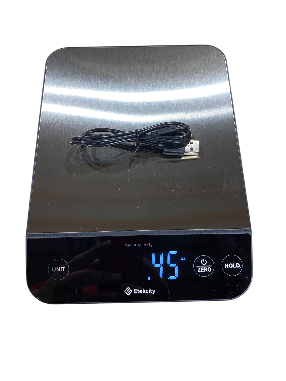 Etekcity, Kitchen, Scale, 22lb, Digital Weight, Waterproof, Rechargeable, Stainless Steel - Freeman Liquidators