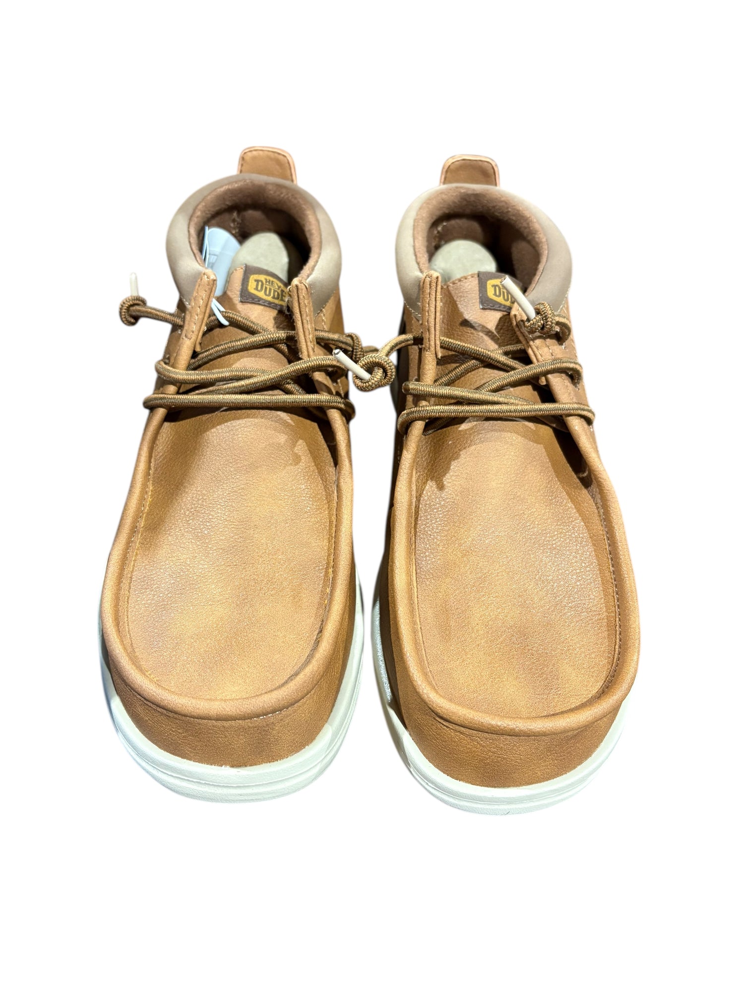 Hey Dude, Men's, Wally, Mid, Gripr, Cognac/Tan, Size 9