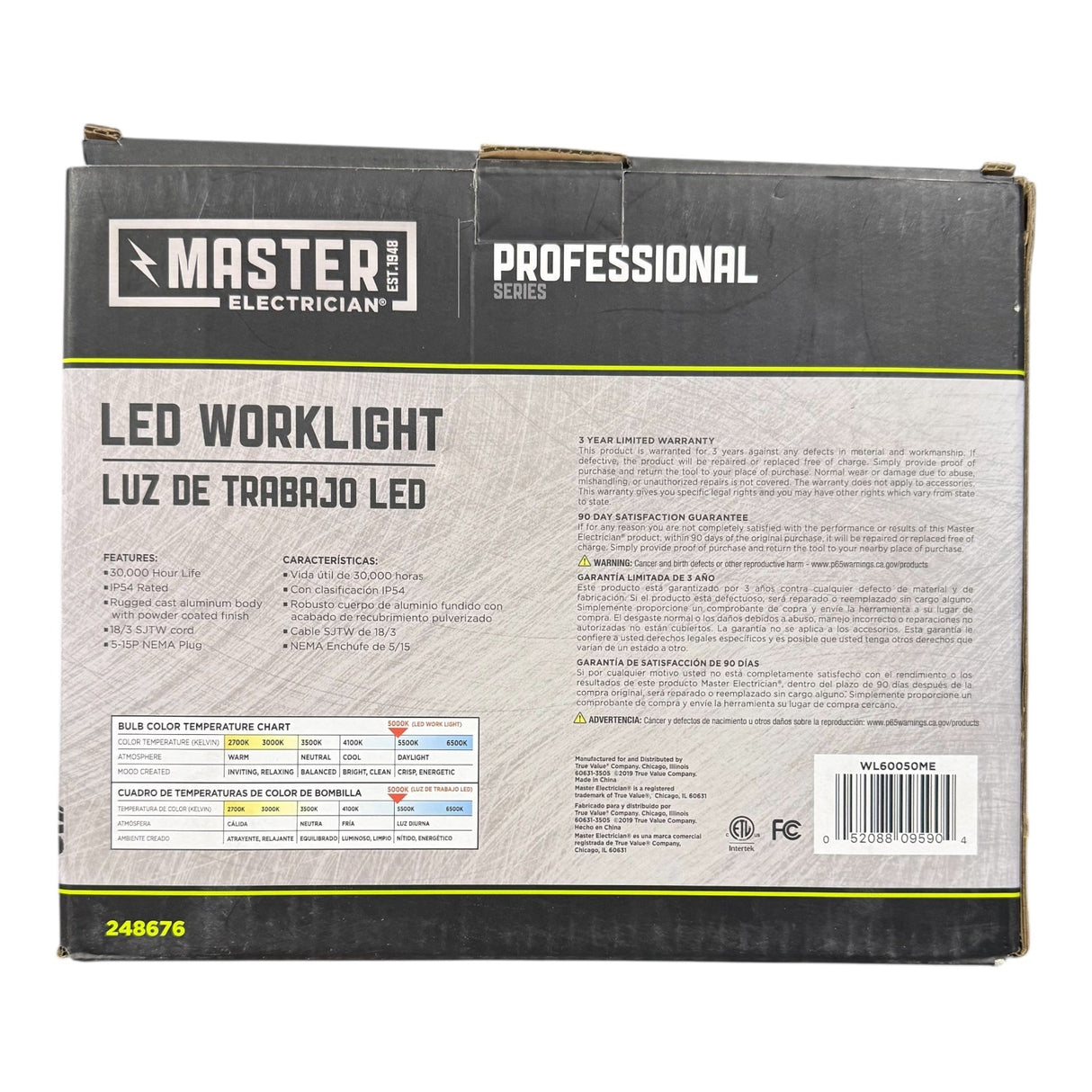 Master Electrician, 248676, 104W, 5000 Lumen, LED Work Light - Image 2