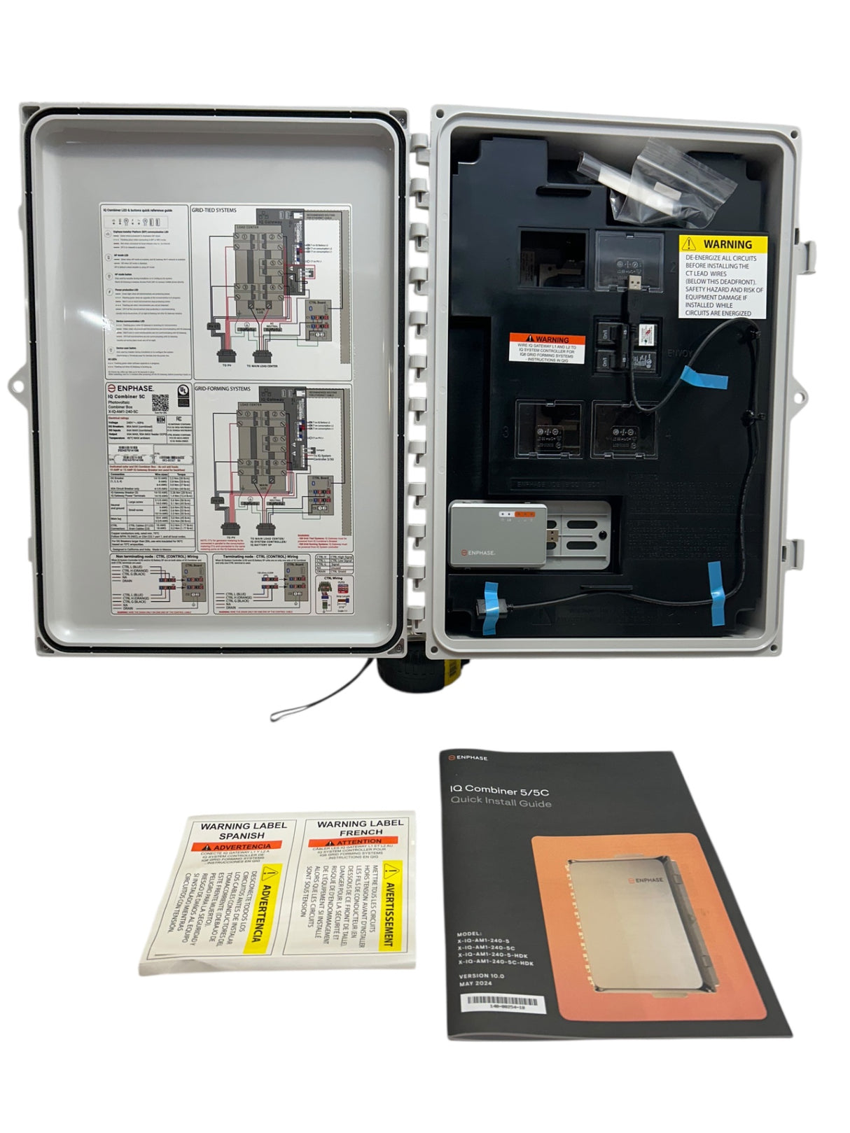 Enphase, IQ Combiner 5C, Pre‑Wired Smart Combiner, with IQ Gateway, Cellular Modem, CTs (P/N 883‑00357‑56) - Image 3