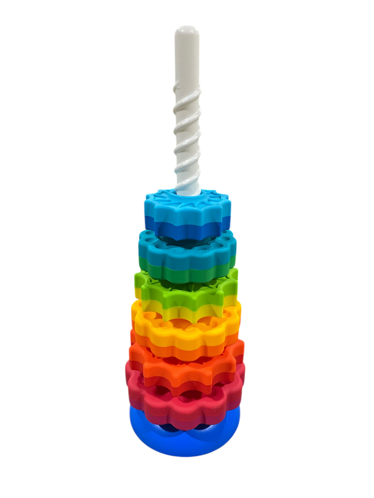 Fat Brain Toy Co., SpinAgain, Baby, Stacking, Spinning, Toy, Toddlers, Ages 1+ - Freeman Liquidators