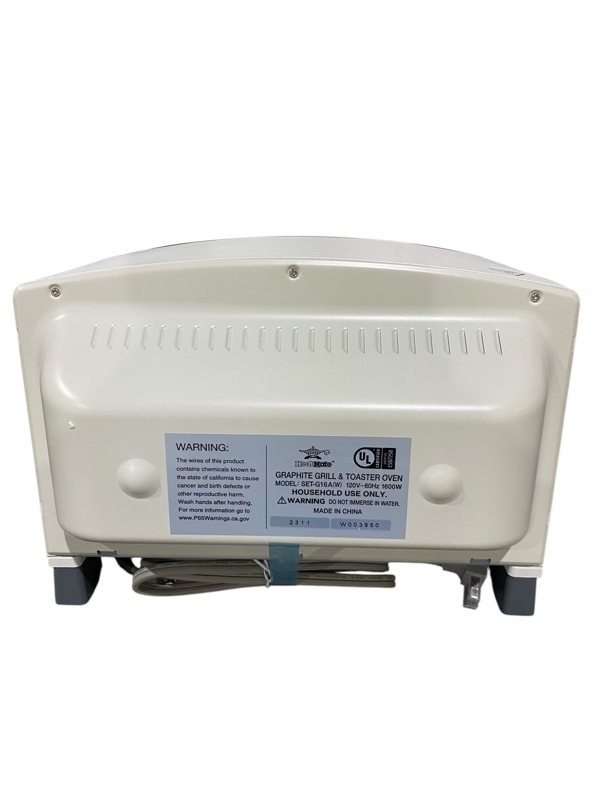 HeatMate, Countertop, Toaster Oven, Graphite Heating, SET-G16A, Eggshell White - Freeman Liquidators