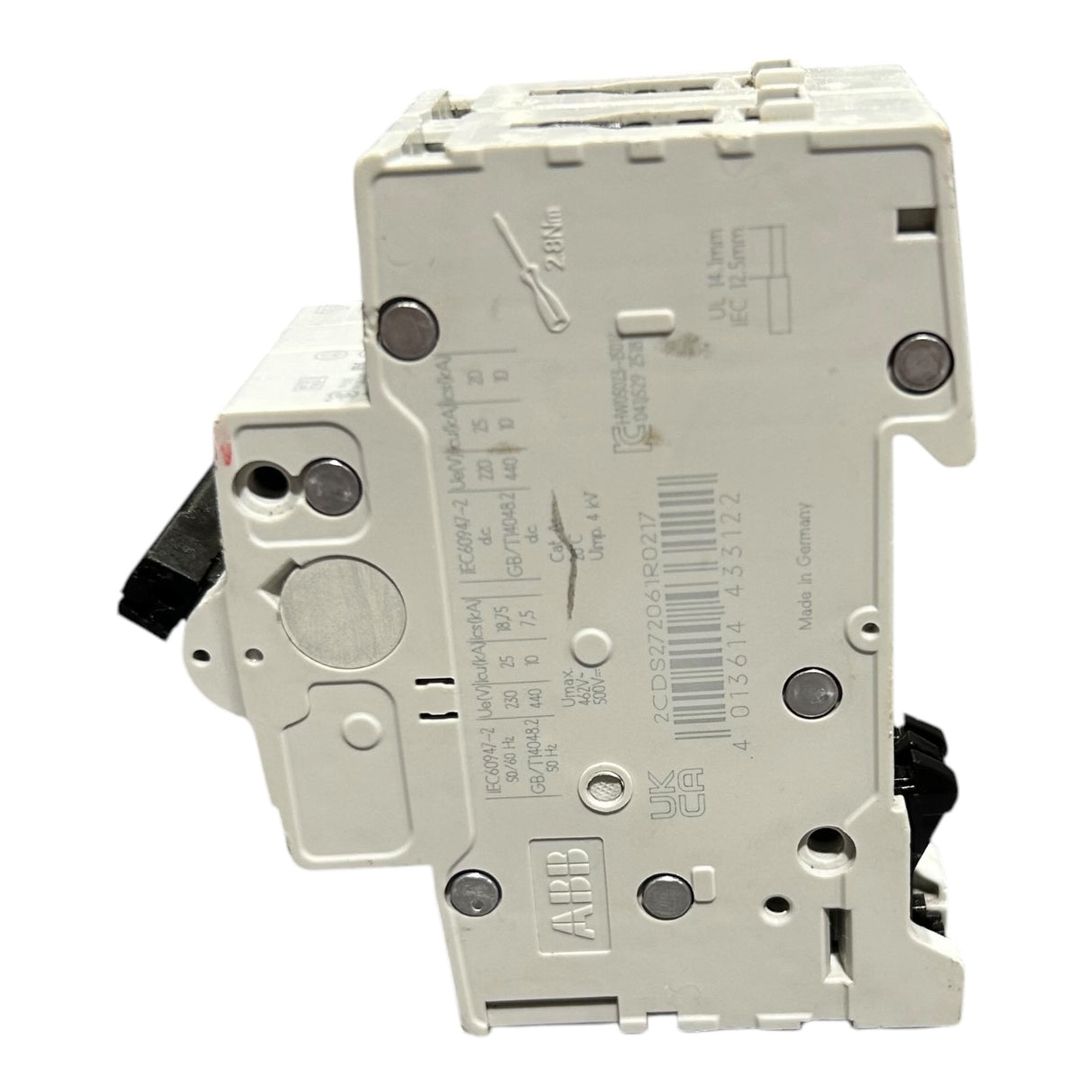 ABB, S202M-K1UC, Miniature Circuit Breaker 2CDS272061R0217 - Freeman Liquidators