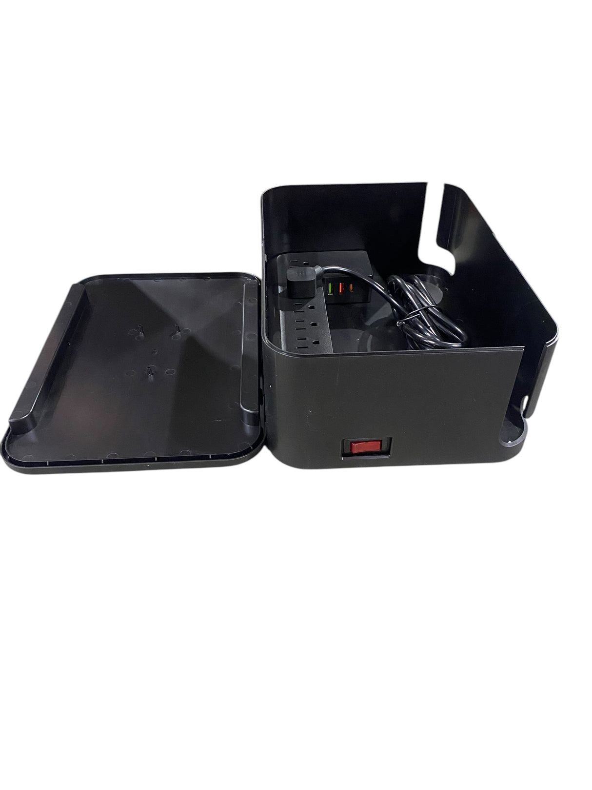 Redagod, Power Strip, Cable, Management, Box, Surge Protector, Black - Freeman Liquidators