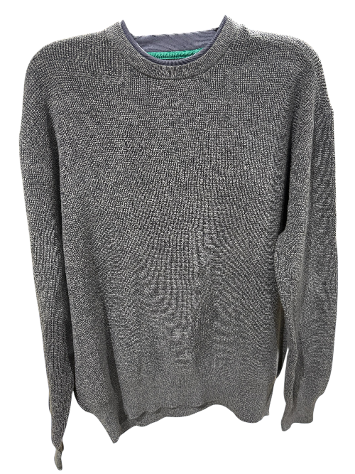 Arizona, Men's, Crew Neck, Long Sleeve, Pullover Sweater, Marled Navy